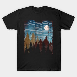 black wood T-Shirt